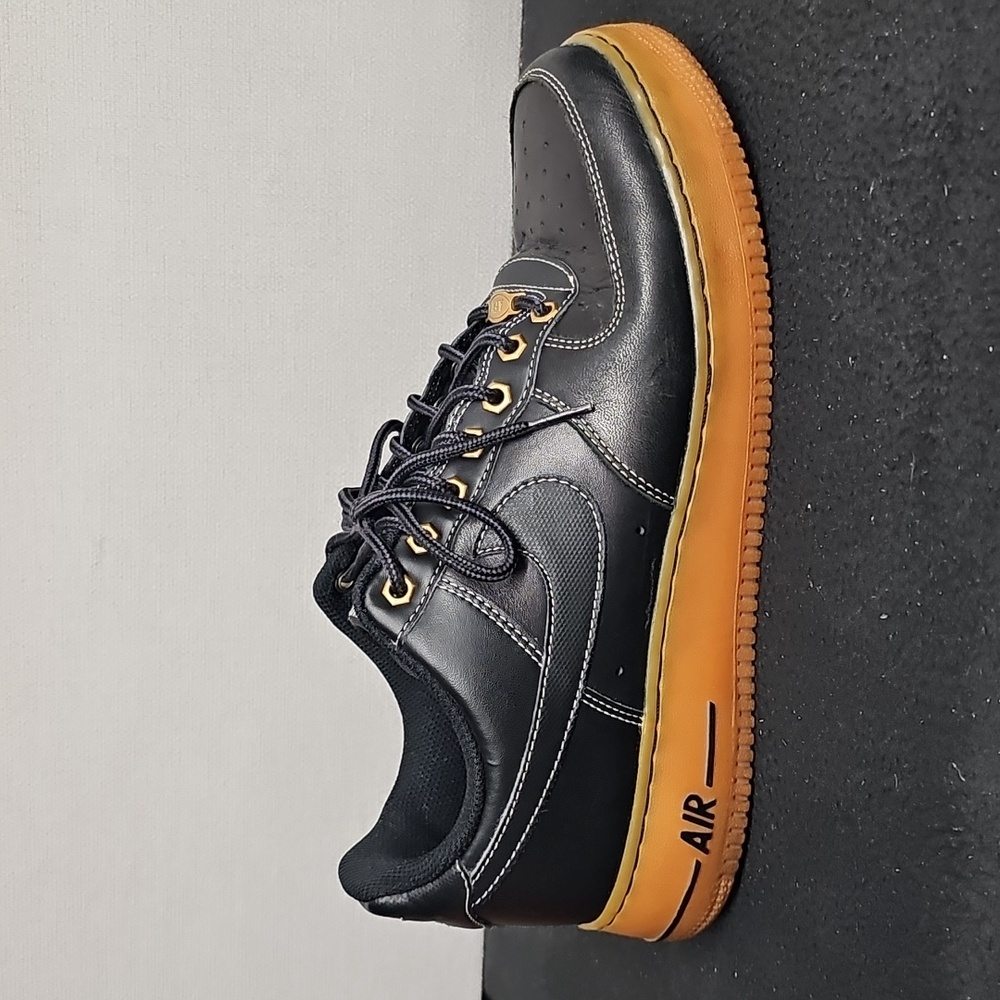 NIKE AF1 BLACK WITH GUM SOLE BFPM-01-107 - Picture 6 of 13